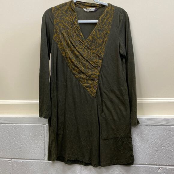 Chalet Vintage S green tunic top - Picture 1 of 5